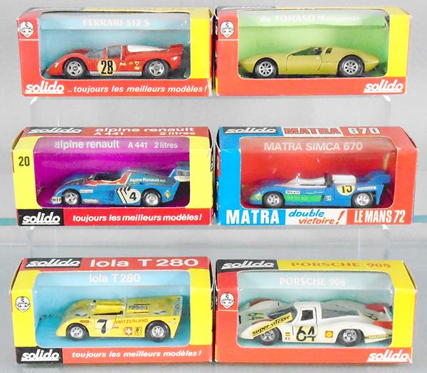 6 SOLIDO RACE CARS (1 of 1)