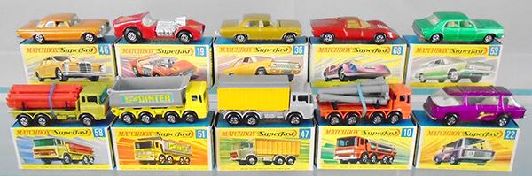 10 MATCHBOX SUPERFASTS (1 of 2)