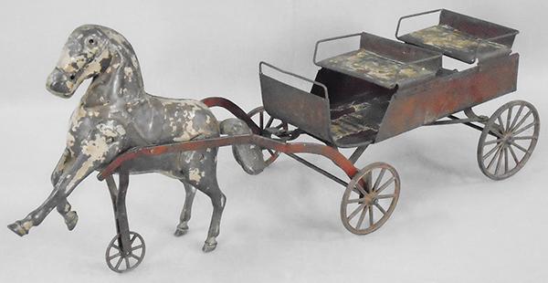 ARTICULATED HORSE & WAGON (1 of 2)