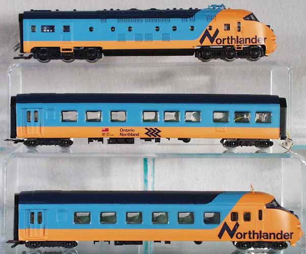 MARKLIN NORTHLANDER TRAIN SET: HO ga, 3 pieces, customized from a TEE set, C6-7.