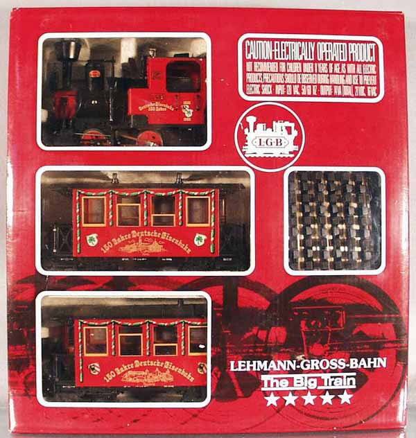 LGB 20150 US 1985 ANNIVERSARY SET: G ga, orig box & inserts minor wear, C8-9.