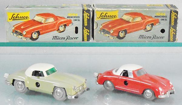 Schuco German 1044 Mercedes 190 Sl Wind Up Micro Racer