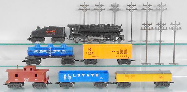 MARX 9624 ALLSTATE TRAIN SET (1 of 3)