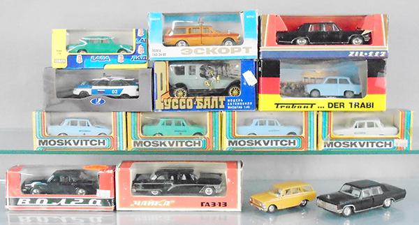 14 RUSSIAN DIE CAST VEHICLES (1 of 1)