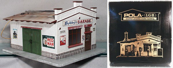 LGB POLA BOBBY'S GARAGE: G ga, ltd edition, fully assembled, orig box & insert minor wear, C8-9.