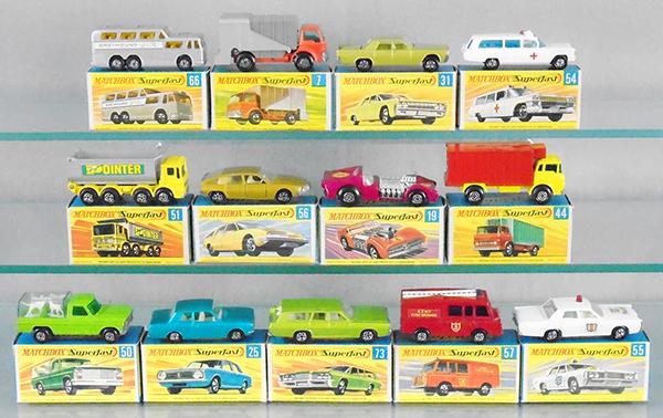 13 MATCHBOX SUPERFASTS (1 of 2)