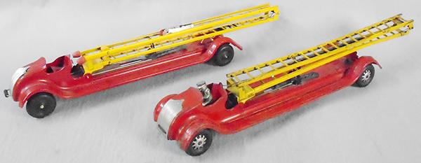 KINGSBURY & KEYSTONE FIRE LADDER WAGONS (1 of 3)