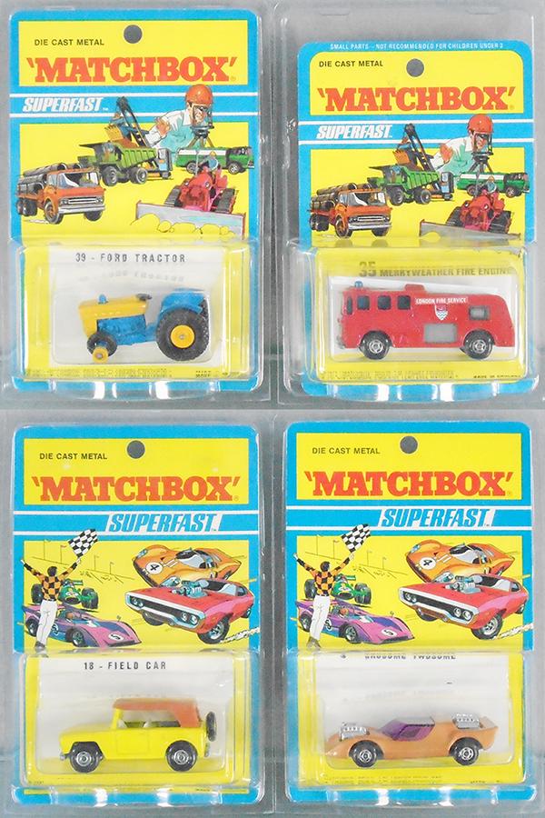 4 MATCHBOX SUPERFAST BLISTER PACKS (1 of 1)