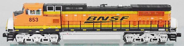 MTH 20-20171-1 BNSF DIESEL LOCO: O ga, twin motors, w/sound & smoke, orig box & insert minor wear, C8-9.