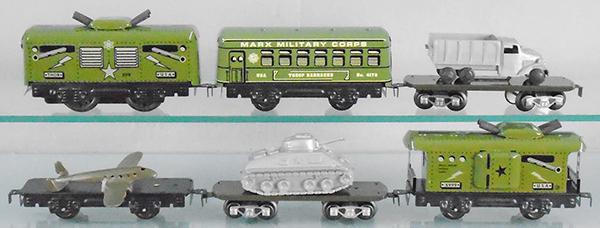 NEW MARX MILITARY TRAIN SET (1 of 4)