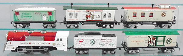 NEW MARX 10251 XMAS TRAIN SET (1 of 2)