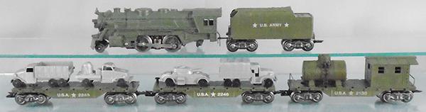 MARX ARMY TRAIN SET (1 of 2)