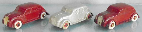 3 RUBBER 1934 DESOTO AIRFLOWS (1 of 2)