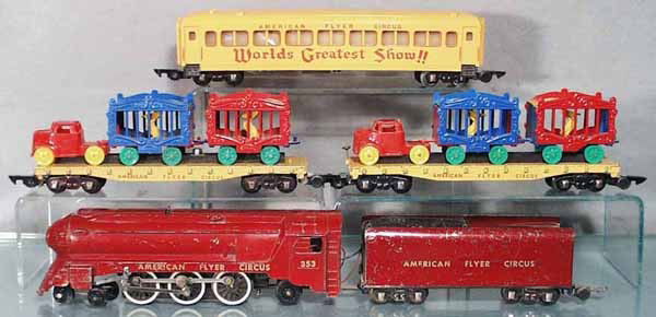 american flyer circus train set for sale