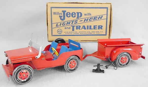MARX JEEP & TRAILER (1 of 2)
