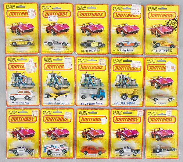 15 MATCHBOX SUPERFAST BLISTER PACKS (1 of 1)