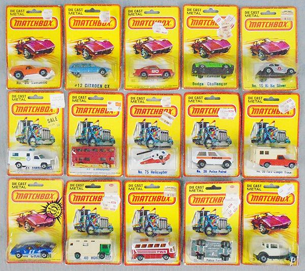 15 MATCHBOX SUPERFAST BLISTER PACKS (1 of 1)