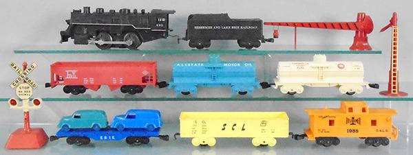 MARX BESSEMER & LAKE ERIE TRAIN SET (1 of 2)