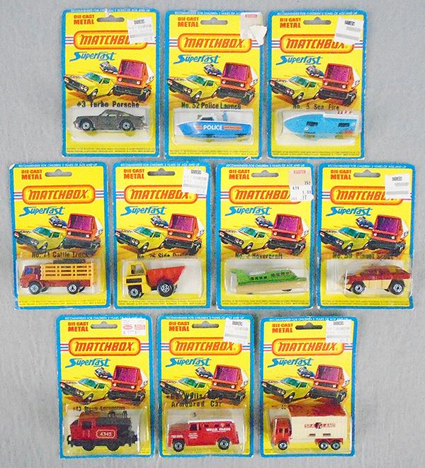 10 MATCHBOX SUPERFAST BLISTER PACKS (1 of 1)