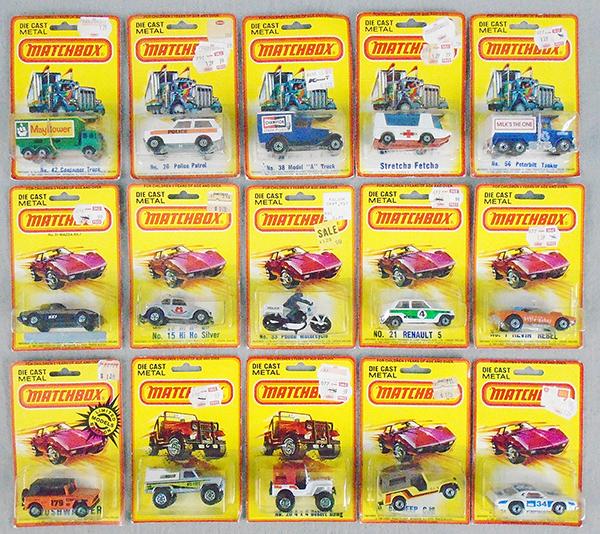 15 MATCHBOX SUPERFAST BLISTER PACKS (1 of 1)