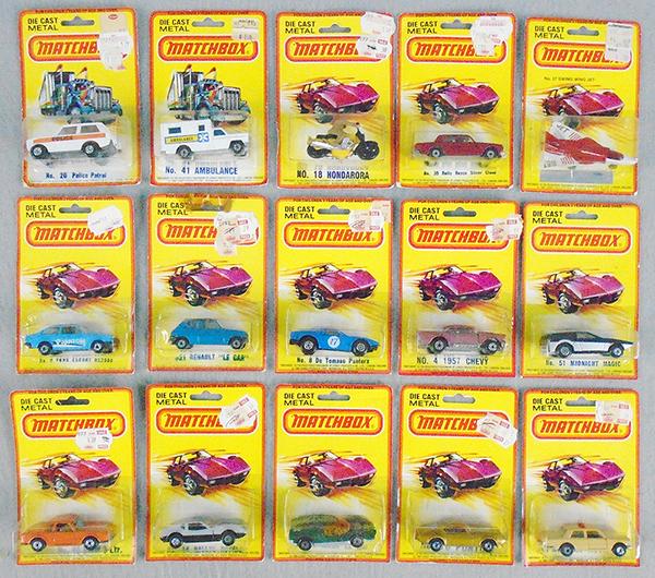 15 MATCHBOX SUPERFAST BLISTER PACKS (1 of 1)