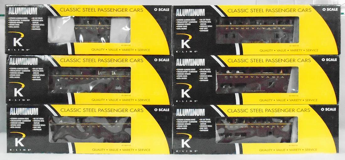 6 K-LINE PRR BI-LEVEL PASSENGER CARS (1 of 1)