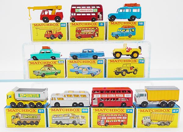 10 MATCHBOX VEHICLES (1 of 2)