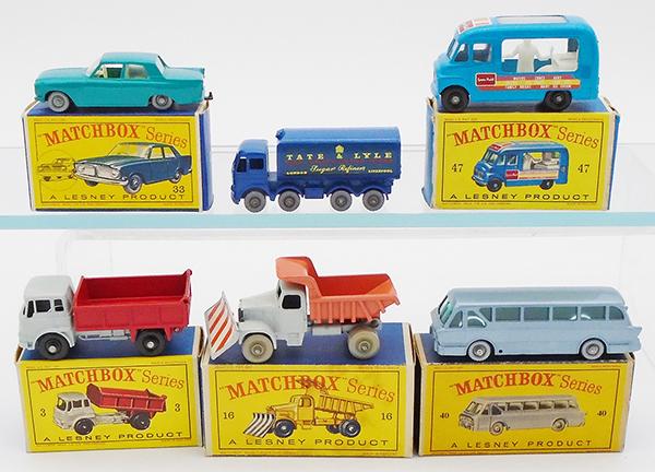 6 MATCHBOX VEHICLES (1 of 2)