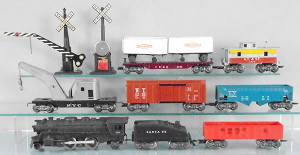 MARX SANTA FE TRAIN SET (1 of 2)