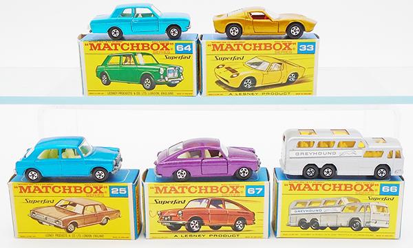 5 MATCHBOX VEHCLES (1 of 2)