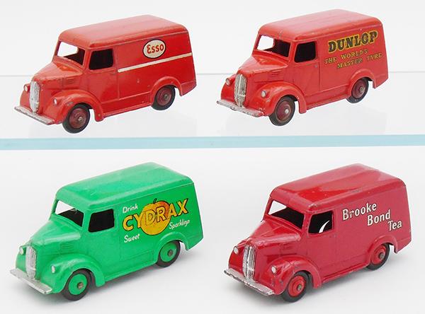 4 DINKY TROJAN ADVERTISING VANS (1 of 2)