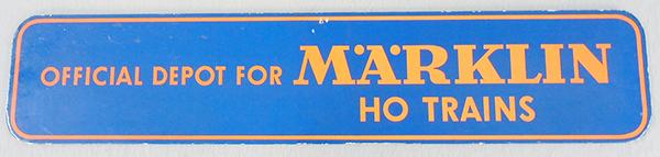 MARKLIN STORE SIGN (1 of 2)