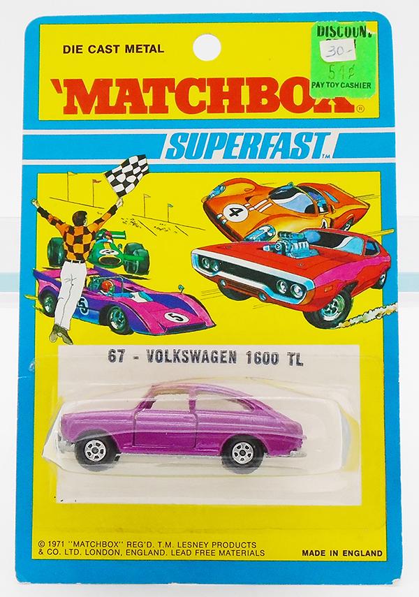 MATCHBOX SUPERFAST 67A5 VOLKSWAGEN 1600TL (1 of 1)