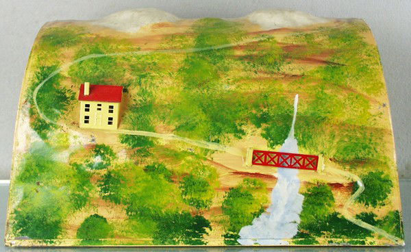 LIONEL 120L TUNNEL: std ga, lighted, late colors, C7-8.