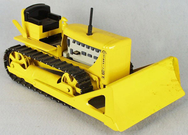DOEPKE 2012 CATERPILLAR BULLDOZER: painted pressed steel, 15" long, restored, C7.