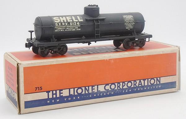 LIONEL 715 SHELL SCALE TANK CAR (1 of 2)