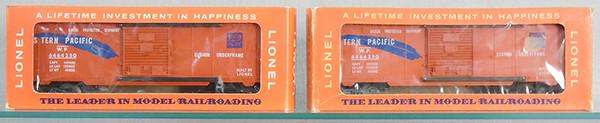 2 LIONEL 6464-250 WESTERN PACIFIC BOX CARS (1 of 1)