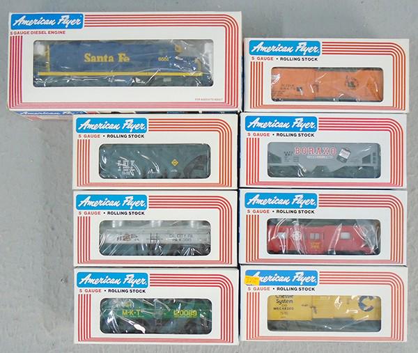 AMERICAN FLYER SANTA FE TRAIN SET (1 of 1)