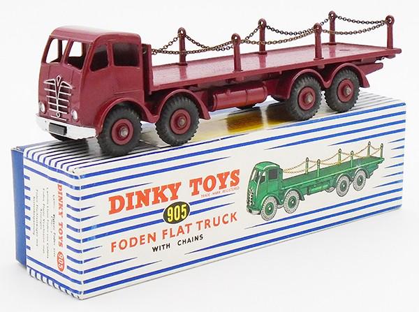 DINKY 905 FODEN FLAT w/CHAINS (1 of 2)