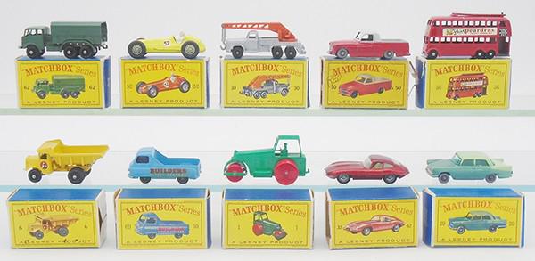 10 MATCHBOX VEHICLES (1 of 2)