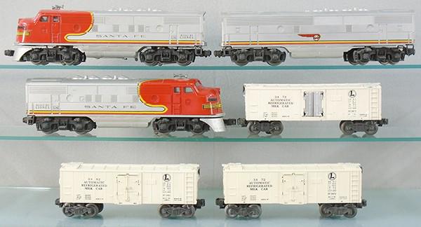 LIONEL SANTA FE MILK TRAIN SET (1 of 3)