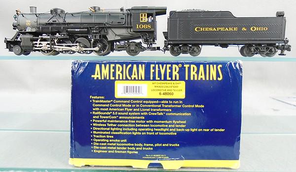 AMERICAN FLYER 480660 C&O LOCO & TENDER (1 of 2)
