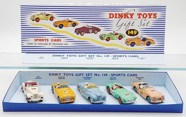 DINKY GIFT SET 149 SPORTS CARS (1 of 2)
