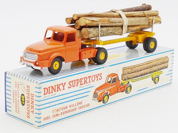 FRENCH DINKY 897 WILLEME LUMBER TRUCK (1 of 2)