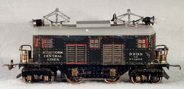 BING 11/871/1 NYC LOCO: 1 ga, handpainted tin, paint flaking & touched up, 1 coupler incorrect, roof repainted gray, C3-4. Complete information covering terms, conditions, payment and shipping is listed below. Please read an
