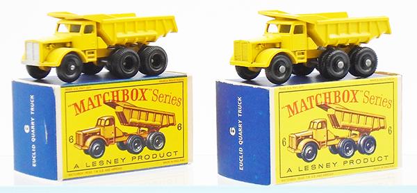 MATCHBOX EUCLID DUMP TRUCKS (1 of 2)