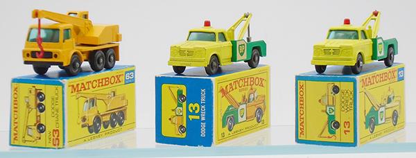 3 MATCHBOX VEHICLES (1 of 2)