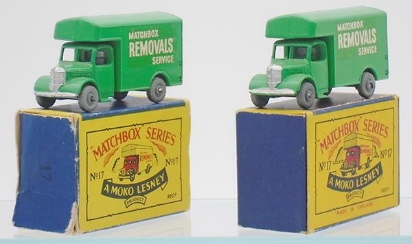 MATCHBOX BEDFORD REMOVALS VANS (1 of 2)