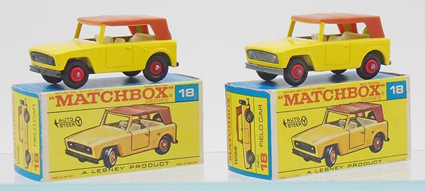 MATCHBOX 18E FIELD CARS (1 of 2)
