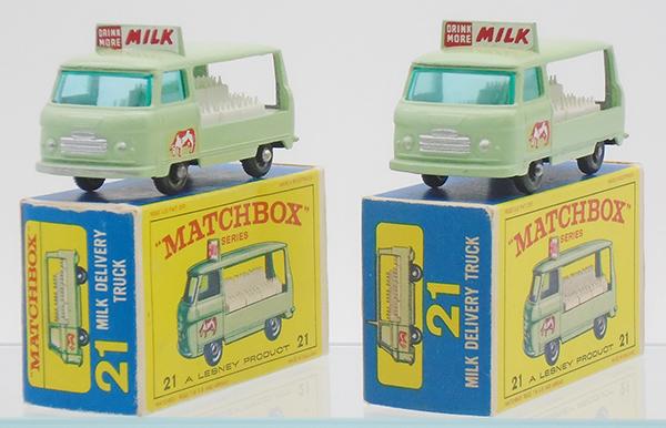 2 MATCHBOX 21C22 COMMER MILK FLOATS (1 of 2)